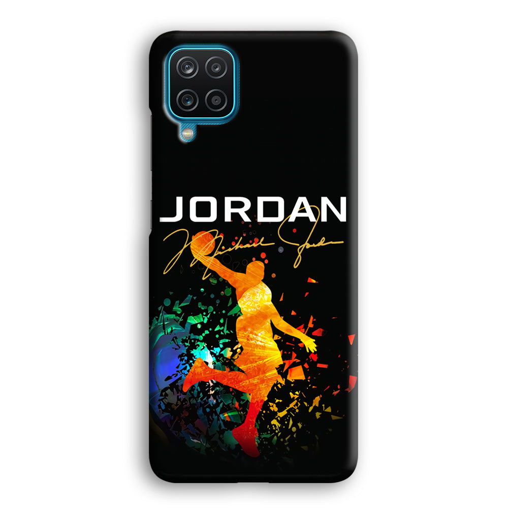 Air Jordan Slam Dunk Style Signature Samsung Galaxy A12 Case