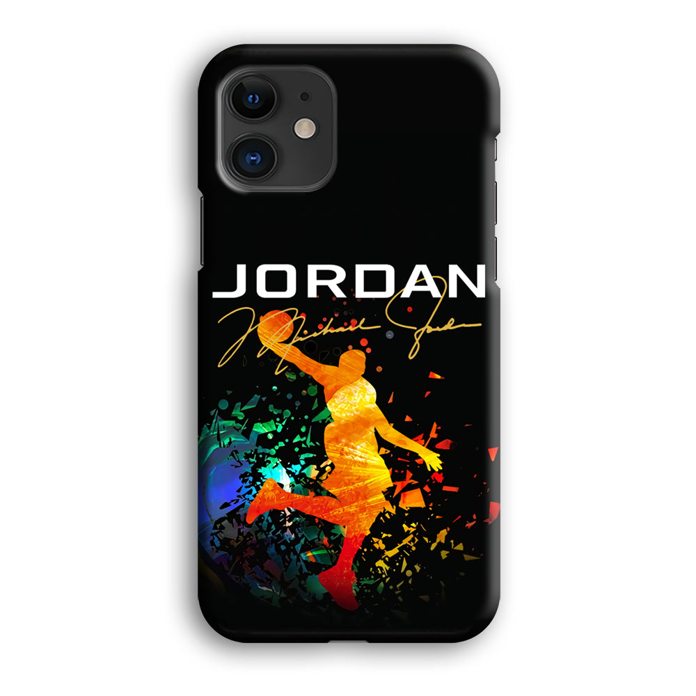 Air Jordan Slam Dunk Style Signature iPhone 12 Case