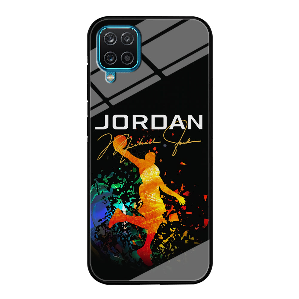 Air Jordan Slam Dunk Style Signature Samsung Galaxy A12 Case