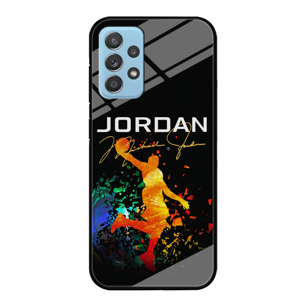 Air Jordan Slam Dunk Style Signature Samsung Galaxy A52 Case