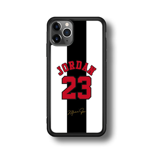 Air Jordan Stripe Black Number iPhone 11 Pro Case