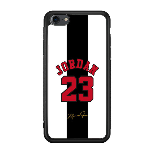 Air Jordan Stripe Black Number iPhone 8 Case
