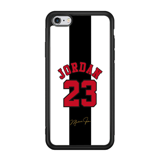 Air Jordan Stripe Black Number iPhone 6 | 6s Case