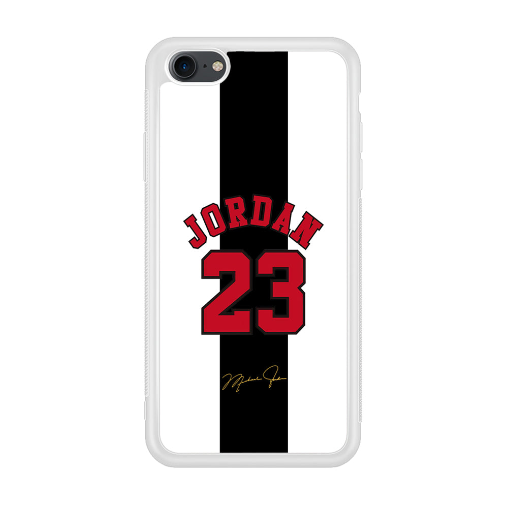 Air Jordan Stripe Black Number iPhone 8 Case