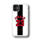 Air Jordan Stripe Black Number iPhone 11 Case