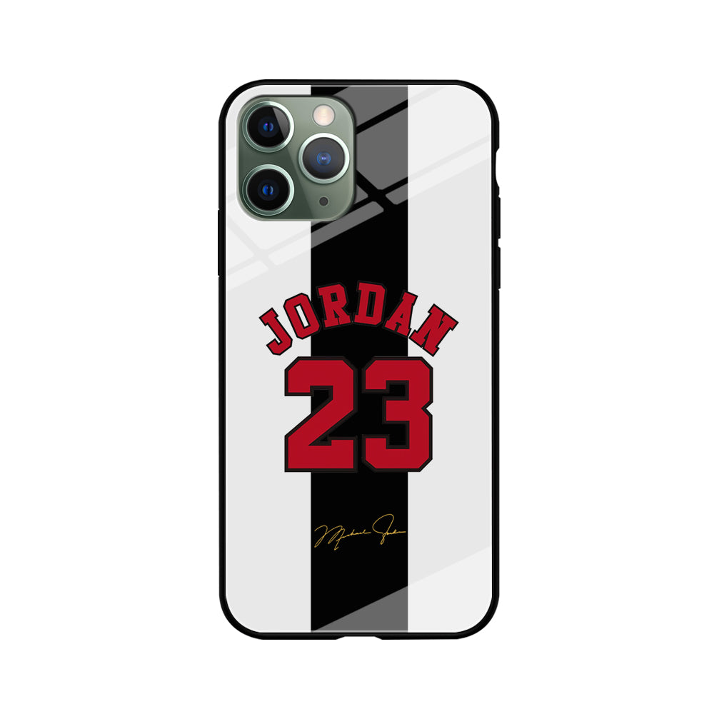 Air Jordan Stripe Black Number iPhone 11 Pro Max Case