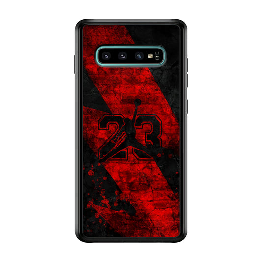 Air Jordan The Red Lightning Samsung Galaxy S10 Plus Case