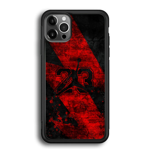 Air Jordan The Red Lightning iPhone 12 Pro Case