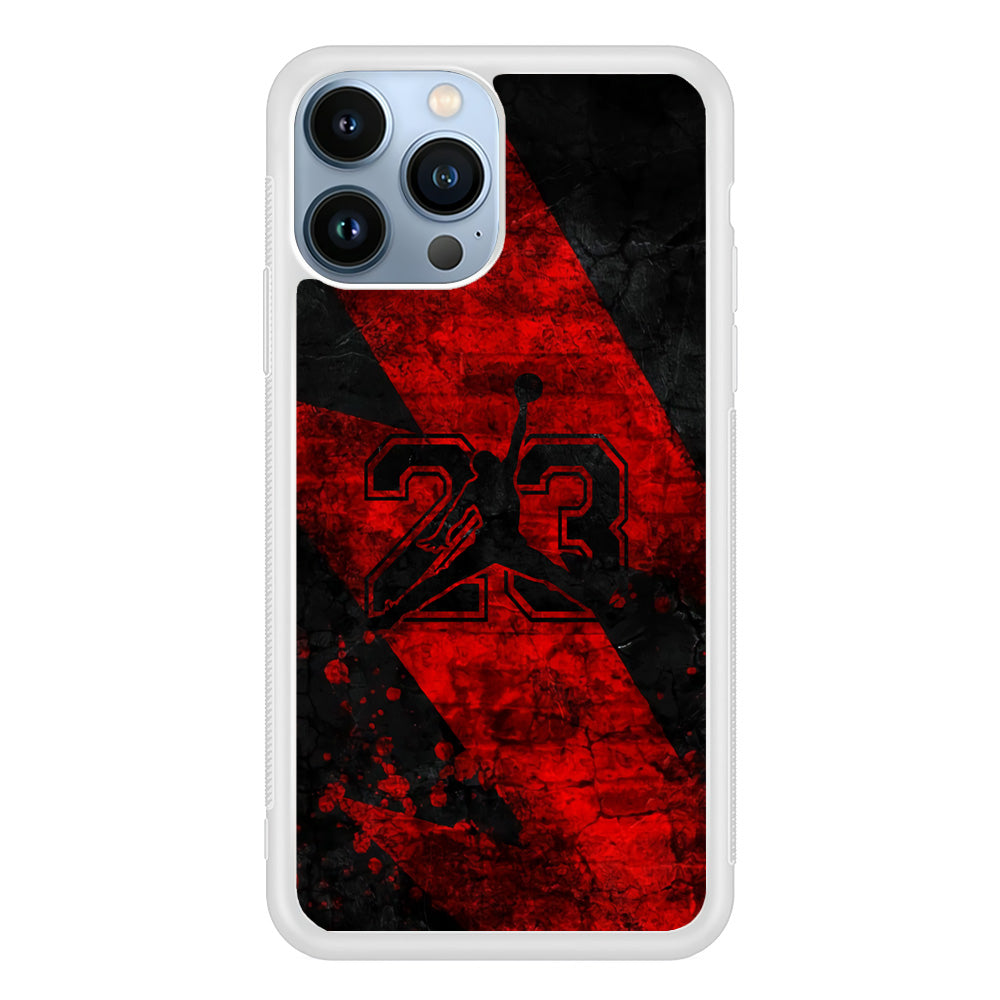 Air Jordan The Red Lightning iPhone 13 Pro Case