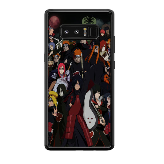 Akatsuki Vilains Character Samsung Galaxy Note 8 Case