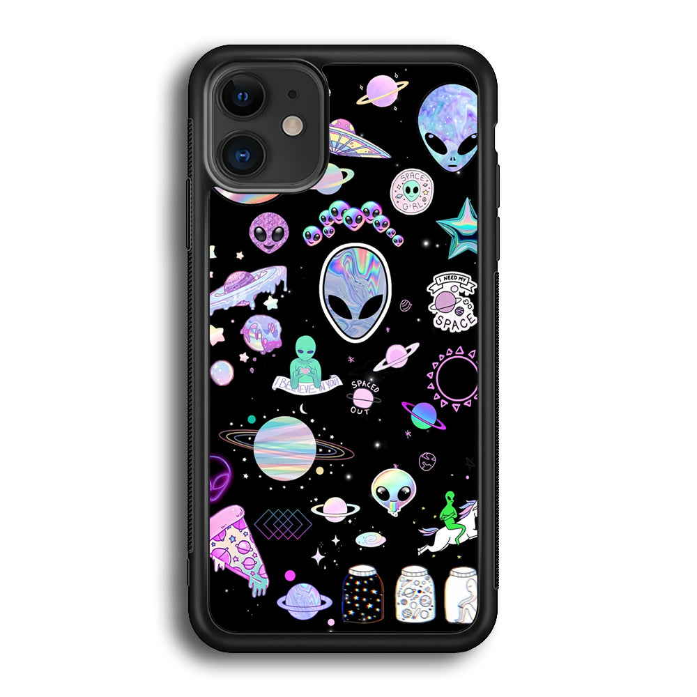 Alien Aesthetic iPhone 12 Case