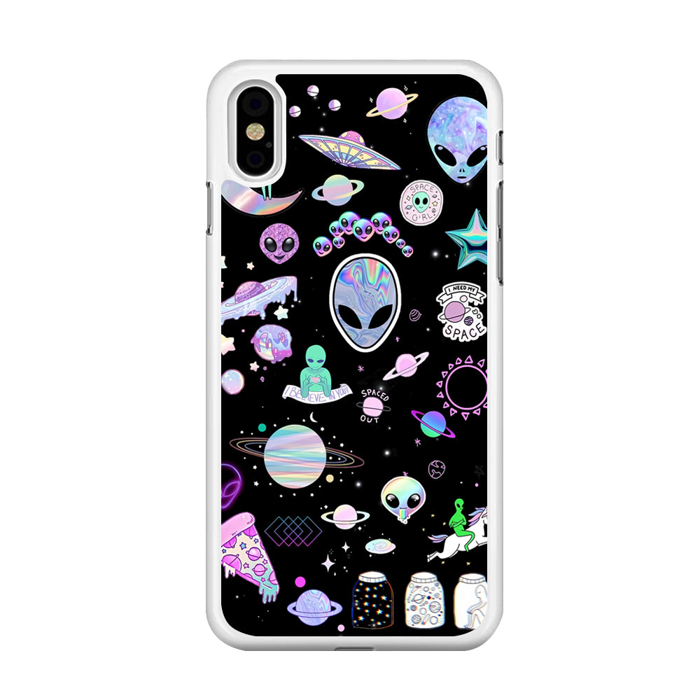 Alien Aesthetic iPhone Xs Case