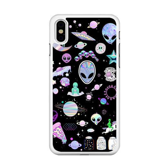 Alien Aesthetic iPhone X Case