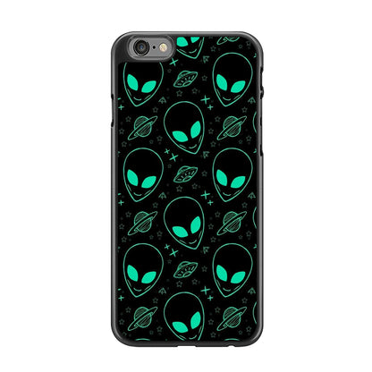 Alien Green Doodle iPhone 6 | 6s Case