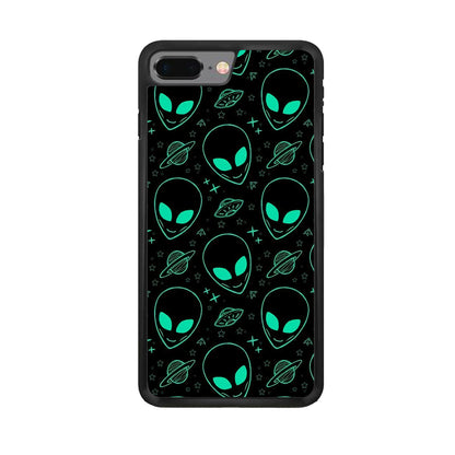 Alien Green Doodle iPhone 7 Plus Case