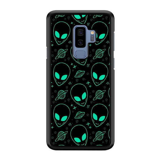Alien Green Doodle Samsung Galaxy S9 Plus Case