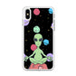Alien Yoga Style On Space  iPhone Xs Case