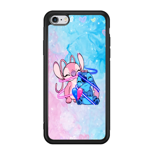 Angel and Stitch Aesthetic Marble iPhone 6 | 6s Case