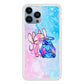 Angel and Stitch Aesthetic Marble iPhone 13 Pro Max Case