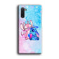 Angel and Stitch Aesthetic Marble Samsung Galaxy Note 10 Case