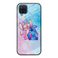 Angel and Stitch Aesthetic Marble Samsung Galaxy A12 Case