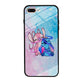 Angel and Stitch Aesthetic Marble iPhone 7 Plus Case
