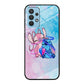 Angel and Stitch Aesthetic Marble Samsung Galaxy A32 Case