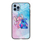 Angel and Stitch Aesthetic Marble iPhone 12 Pro Case