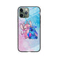Angel and Stitch Aesthetic Marble iPhone 11 Pro Case