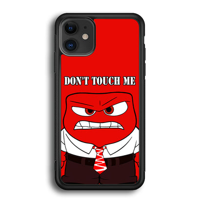 Angry Inside Out Don't Touch Me iPhone 12 Case