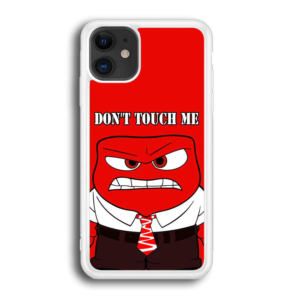 Angry Inside Out Don't Touch Me iPhone 12 Case