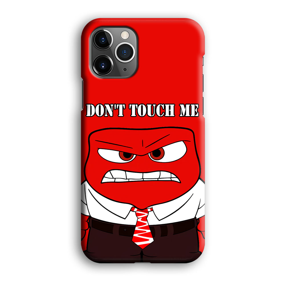 Angry Inside Out Don't Touch Me iPhone 12 Pro Case