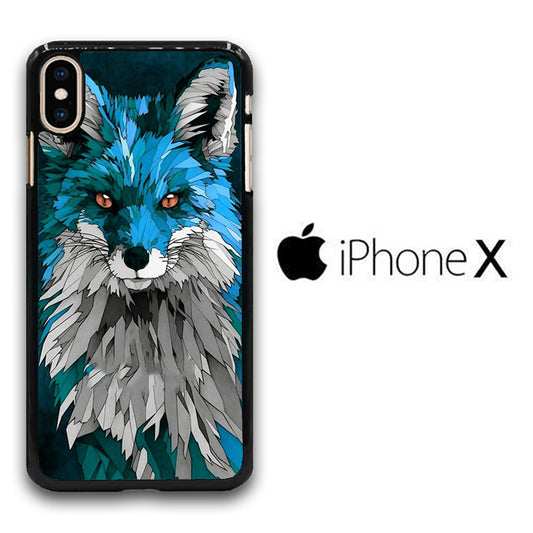 Animal Colour Fox 02 iPhone X Case