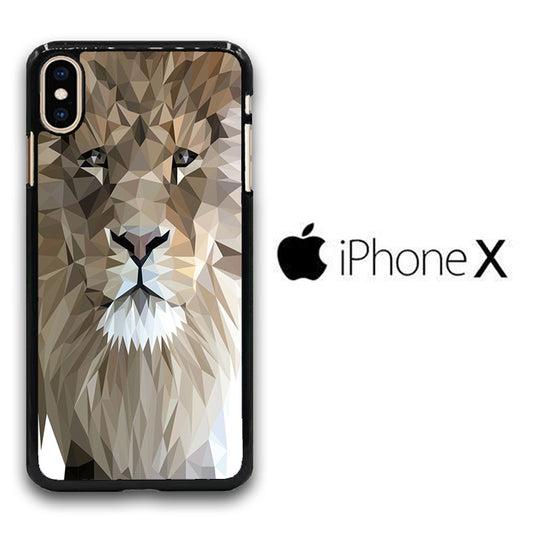 Animal Colour Lion 05 iPhone X Case