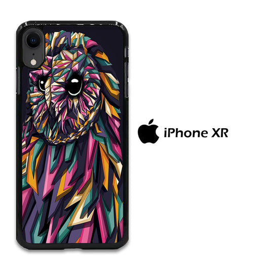 Animal Colour Owl 01 iPhone XR Case