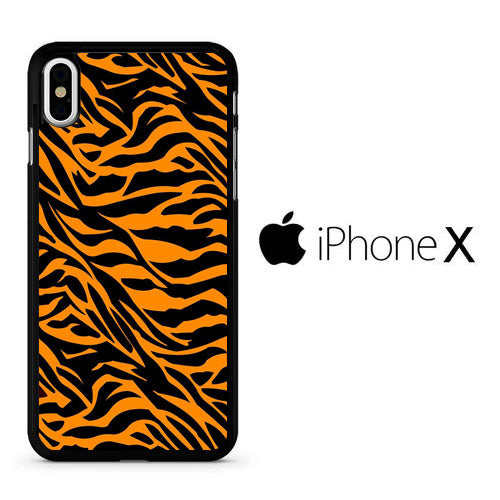Animal Tiger Skin 01 iPhone X Case