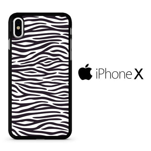 Animal Zebra Skin 01 iPhone X Case