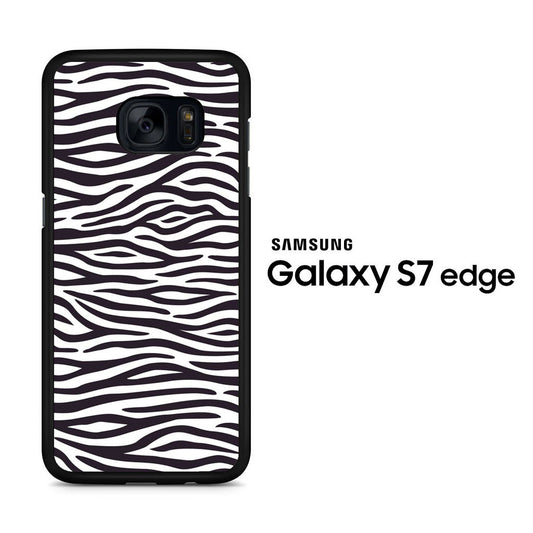 Animal Zebra Skin 01 Samsung Galaxy S7 Edge Case
