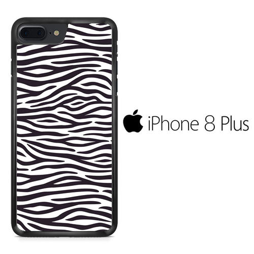 Animal Zebra Skin 01 iPhone 8 Plus Case