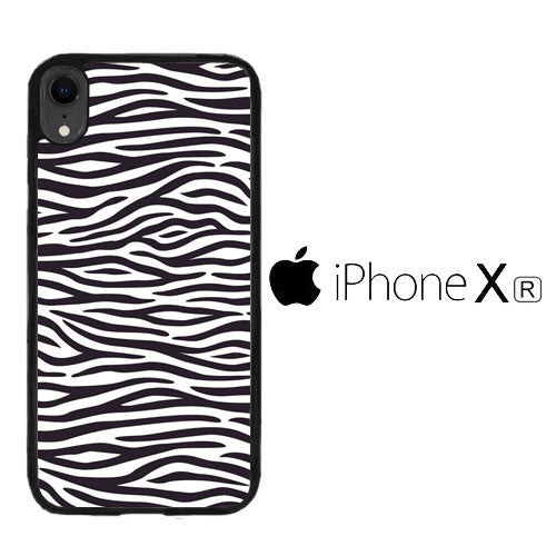 Animal Zebra Skin 01 iPhone XR Case