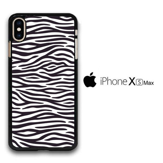 Animal Zebra Skin 01 iPhone Xs Max Case