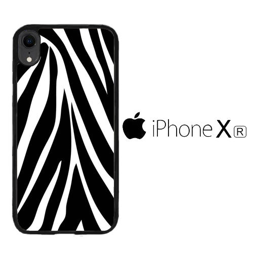 Animal Zebra Skin 02 iPhone XR Case