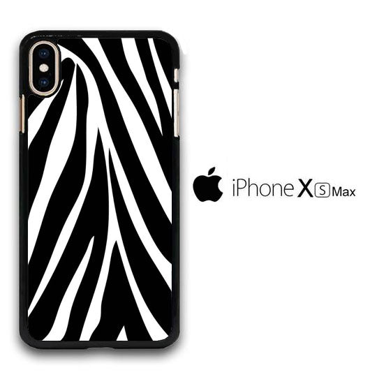 Animal Zebra Skin 02 iPhone Xs Max Case
