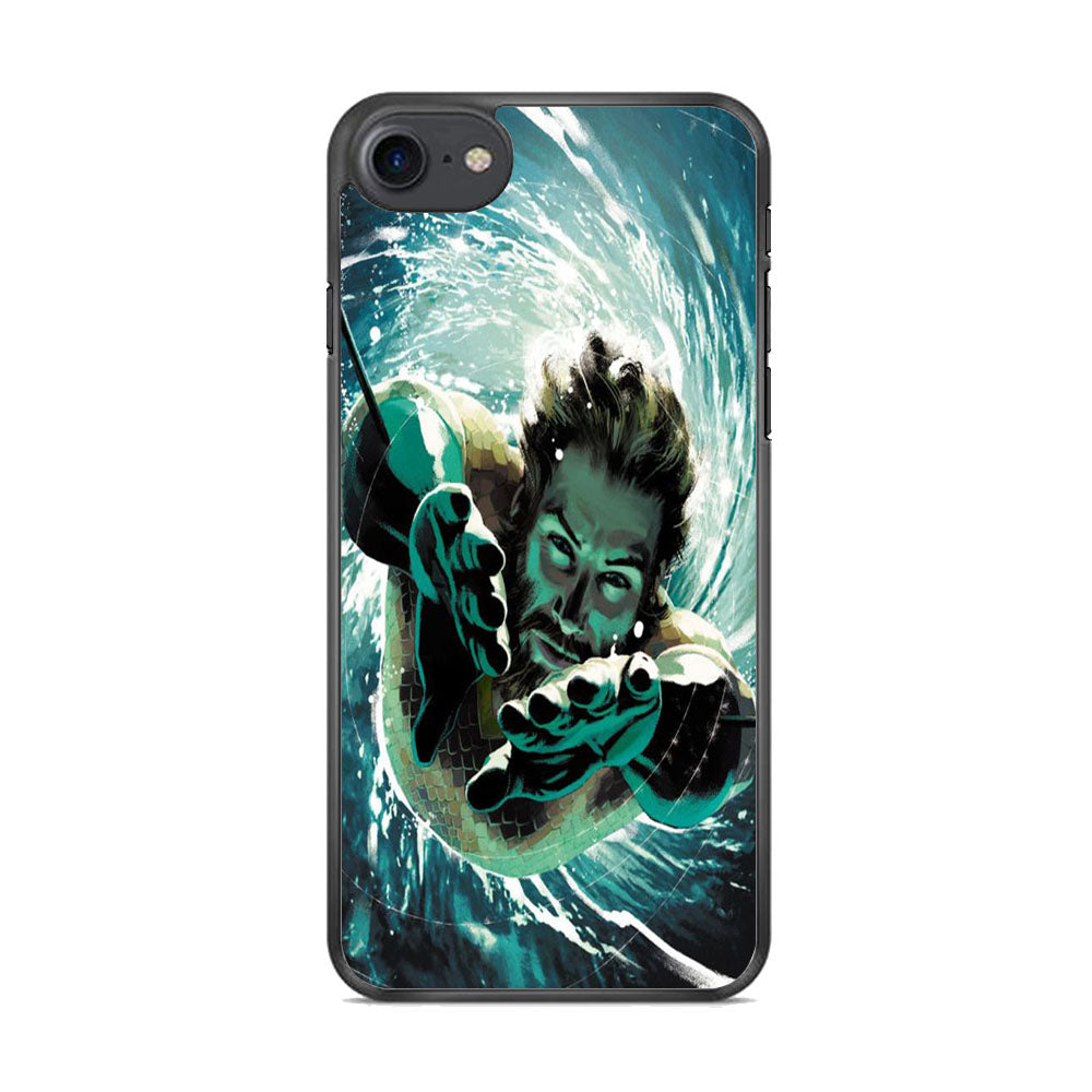 Aquaman Swimmingn In The Sea iPhone 7 Case