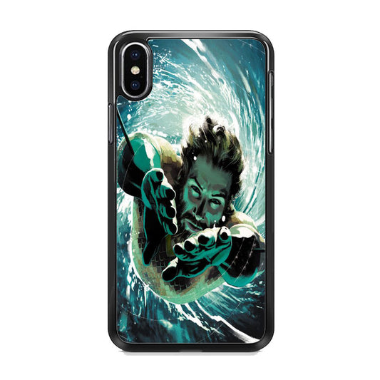 Aquaman Swimmingn In The Sea iPhone Xs Case