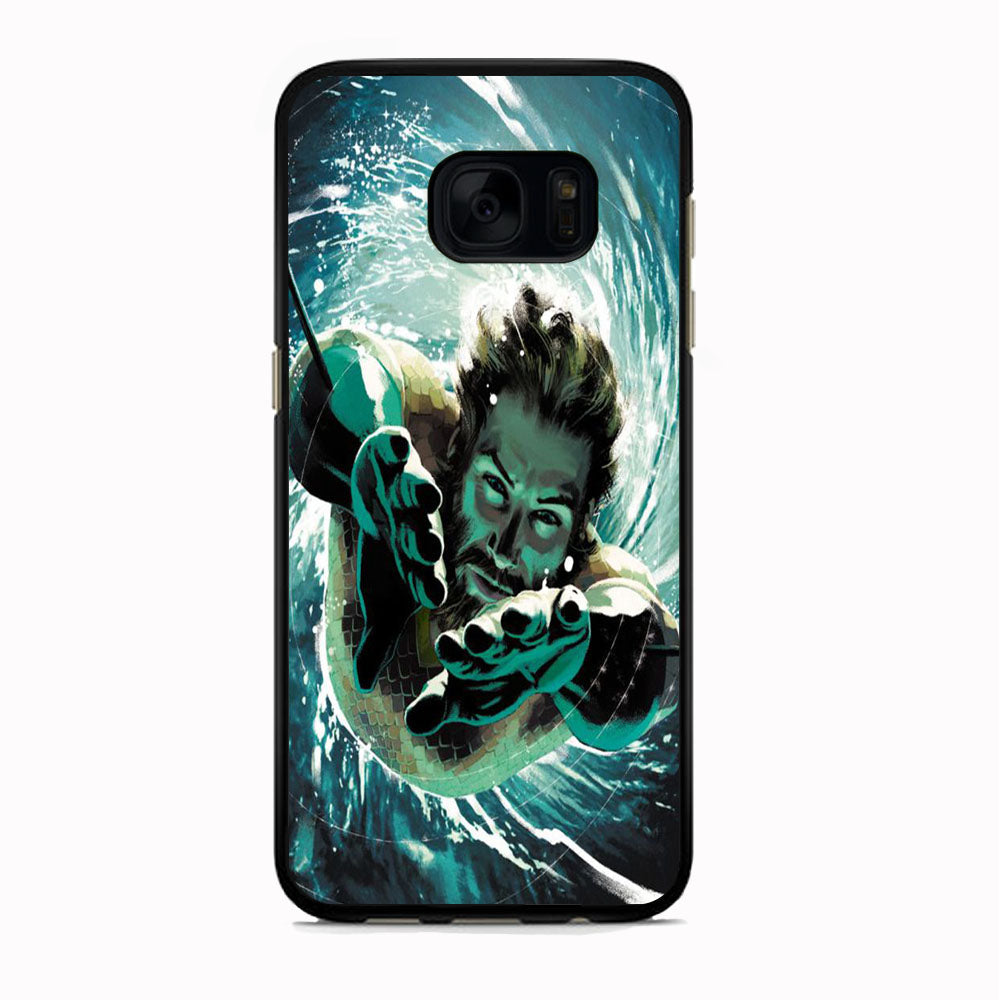Aquaman Swimmingn In The Sea Samsung Galaxy S7 Case