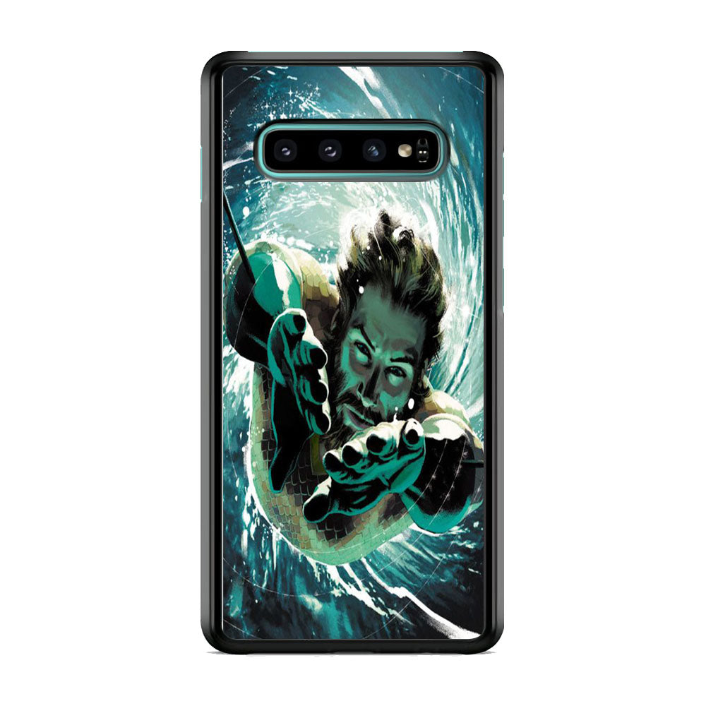 Aquaman Swimmingn In The Sea Samsung Galaxy S10 Plus Case