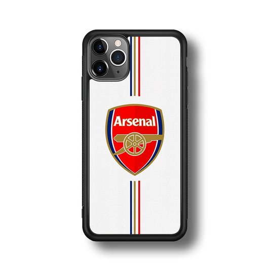 Arsenal FC Stripe iPhone 11 Pro Max Case