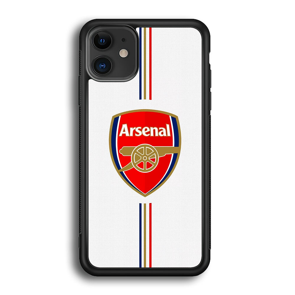 Arsenal FC Stripe iPhone 12 Case