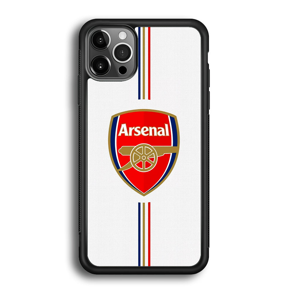 Arsenal FC Stripe iPhone 12 Pro Max Case